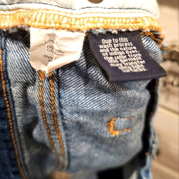 J. Crew Jean Shorts Size 26 Cuffed Hem - Picture 4 of 4